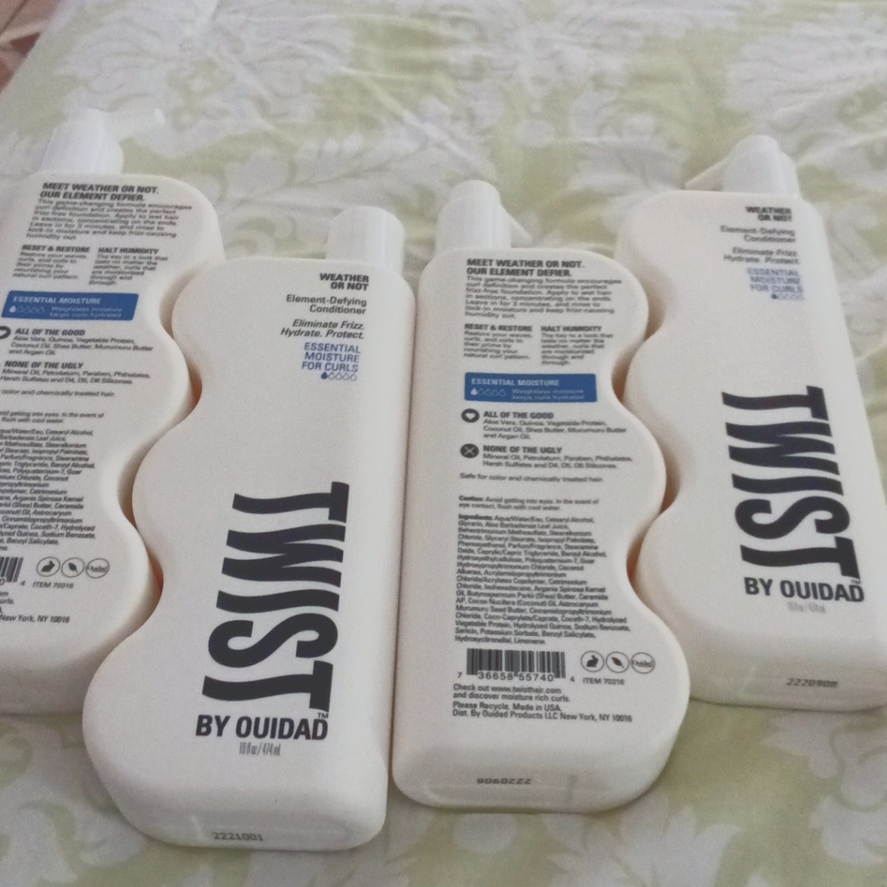 TWIST Weather or not Element-defying Conditioner, 16 ounces 4,pk
